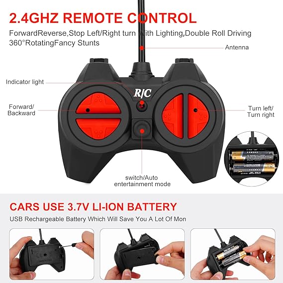 Remote Control 360 Degree Rotating Car