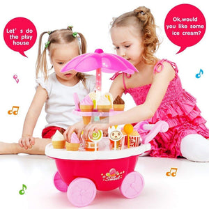 Ice Cream Toys Candy Cart Kids Play House Toys 🍦