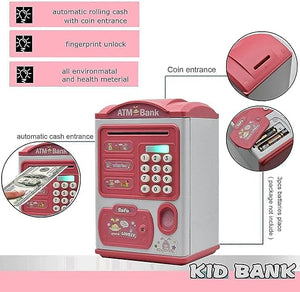 Fingerprint Atm Piggy Bank For Kids💸