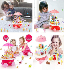 Ice Cream Toys Candy Cart Kids Play House Toys 🍦