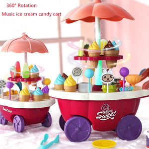 Ice Cream Toys Candy Cart Kids Play House Toys 🍦