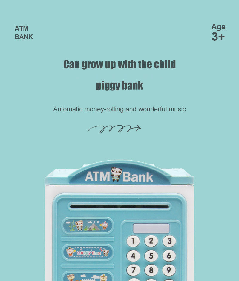 Fingerprint Atm Piggy Bank For Kids💸